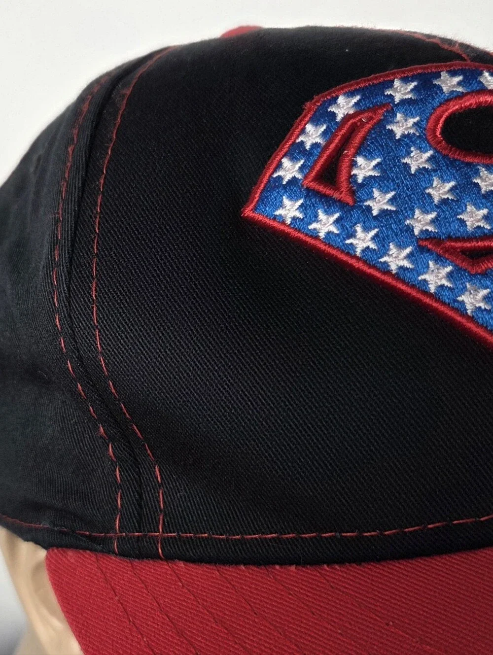 Superman DC Comics Snapback Hat Red White Blue Cap Adjustable Cotton Superheroes